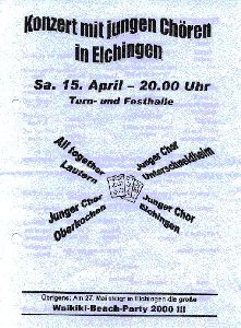 Konzert in Elchingen